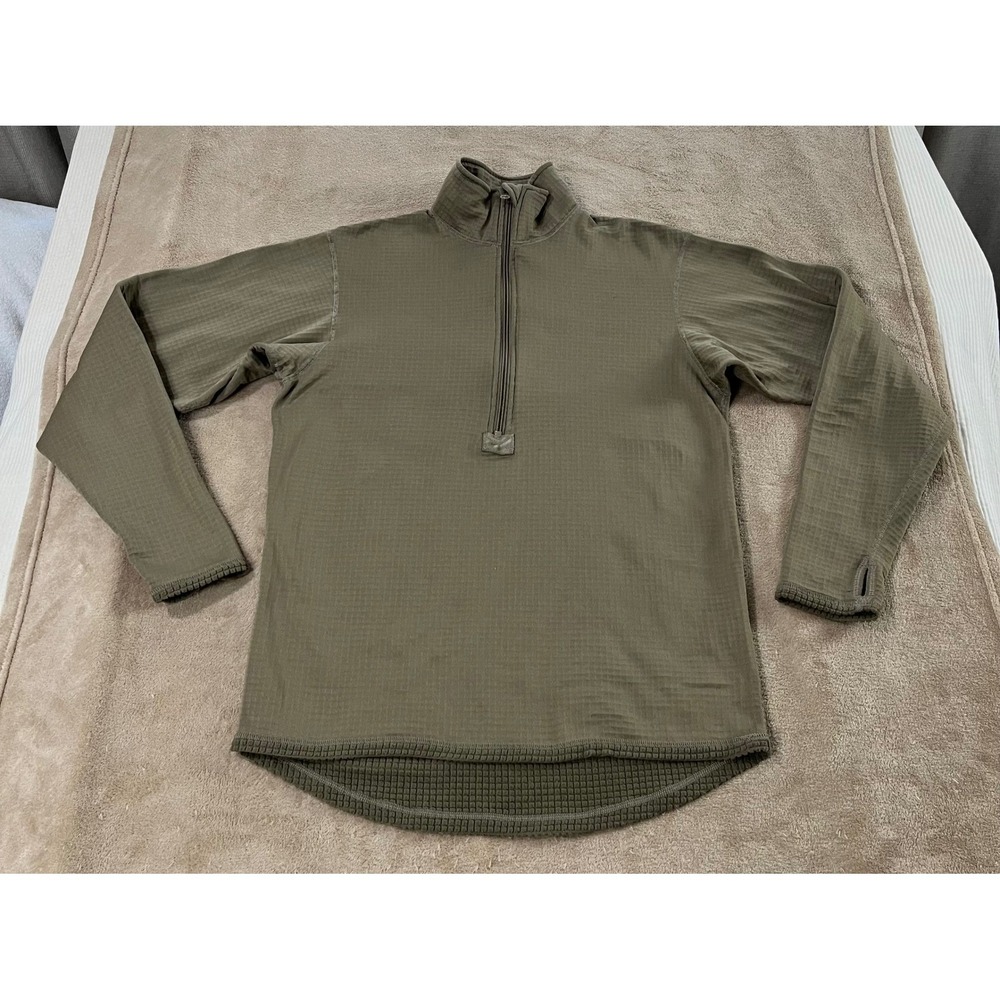 Military Cold Weather GEN III Shirt Mens small Regular Mid Weight Olive Green